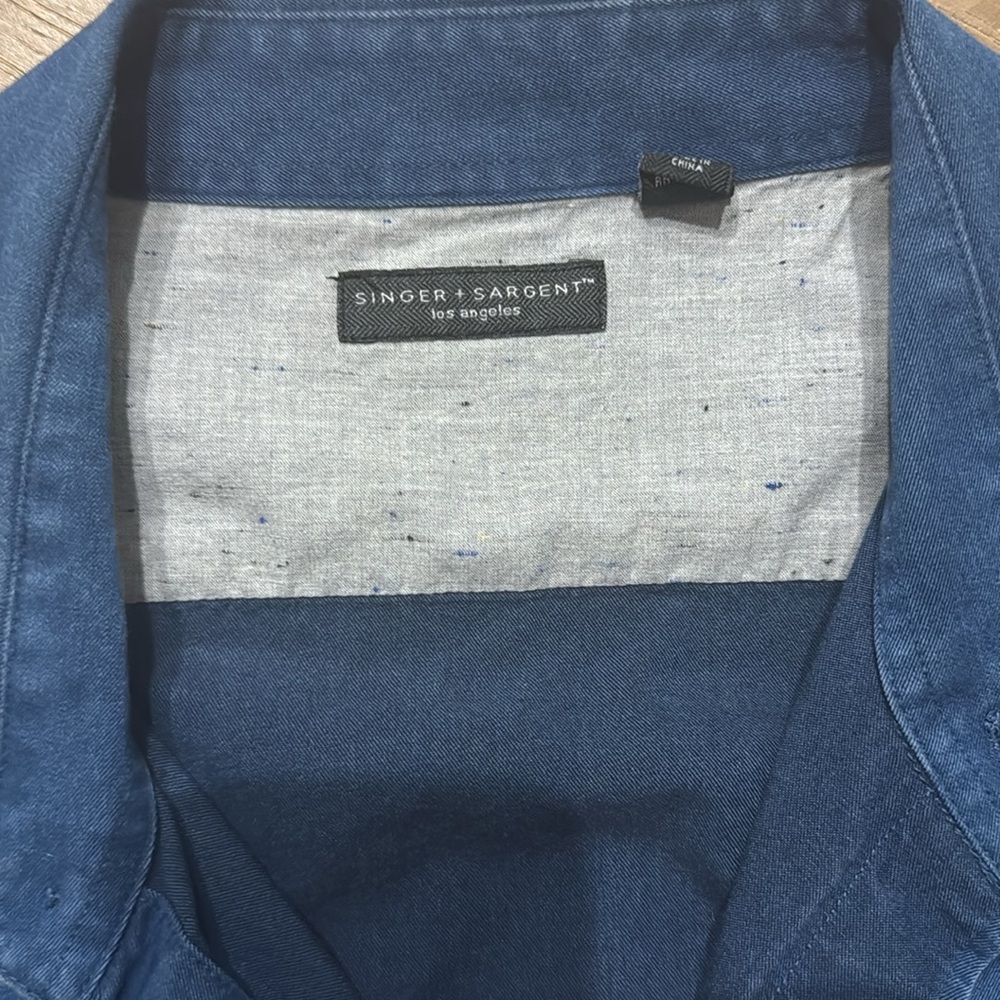 Singer Sargent denim button down shirt - Picture 2 of 3